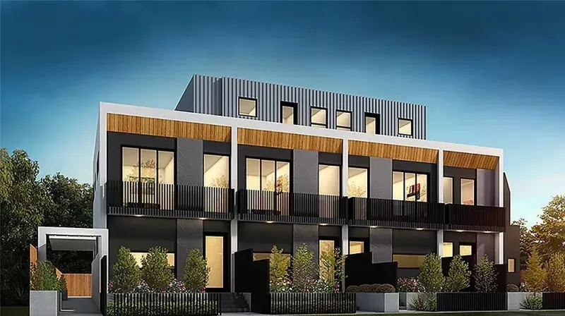Steel Structure Townhouse